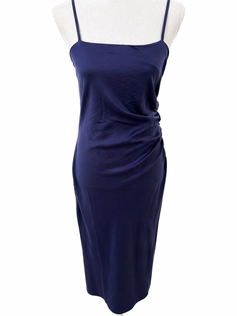 House of Harlow 1960 Purple Ruched Slip Maxi Dress M